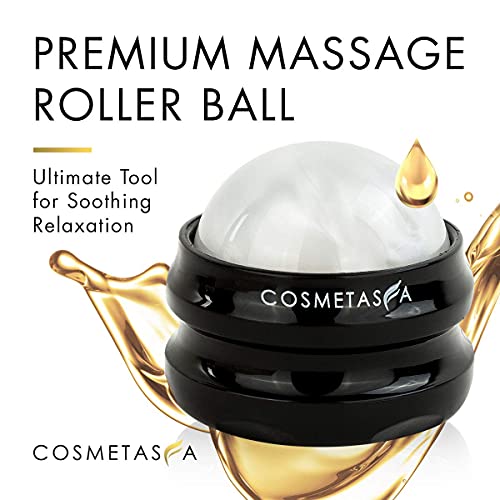 Cosmetasa Massage Roller Ball- Soothes Back, Shoulder, and Foot. Self, Relaxing, Massage Therapy Tool for Sore, Tired Muscles - Image 4